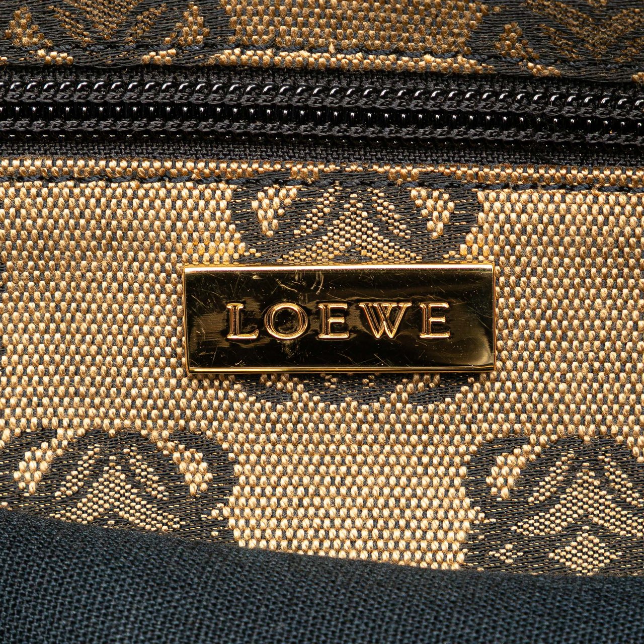 Loewe Anagram Canvas Tote Bruin