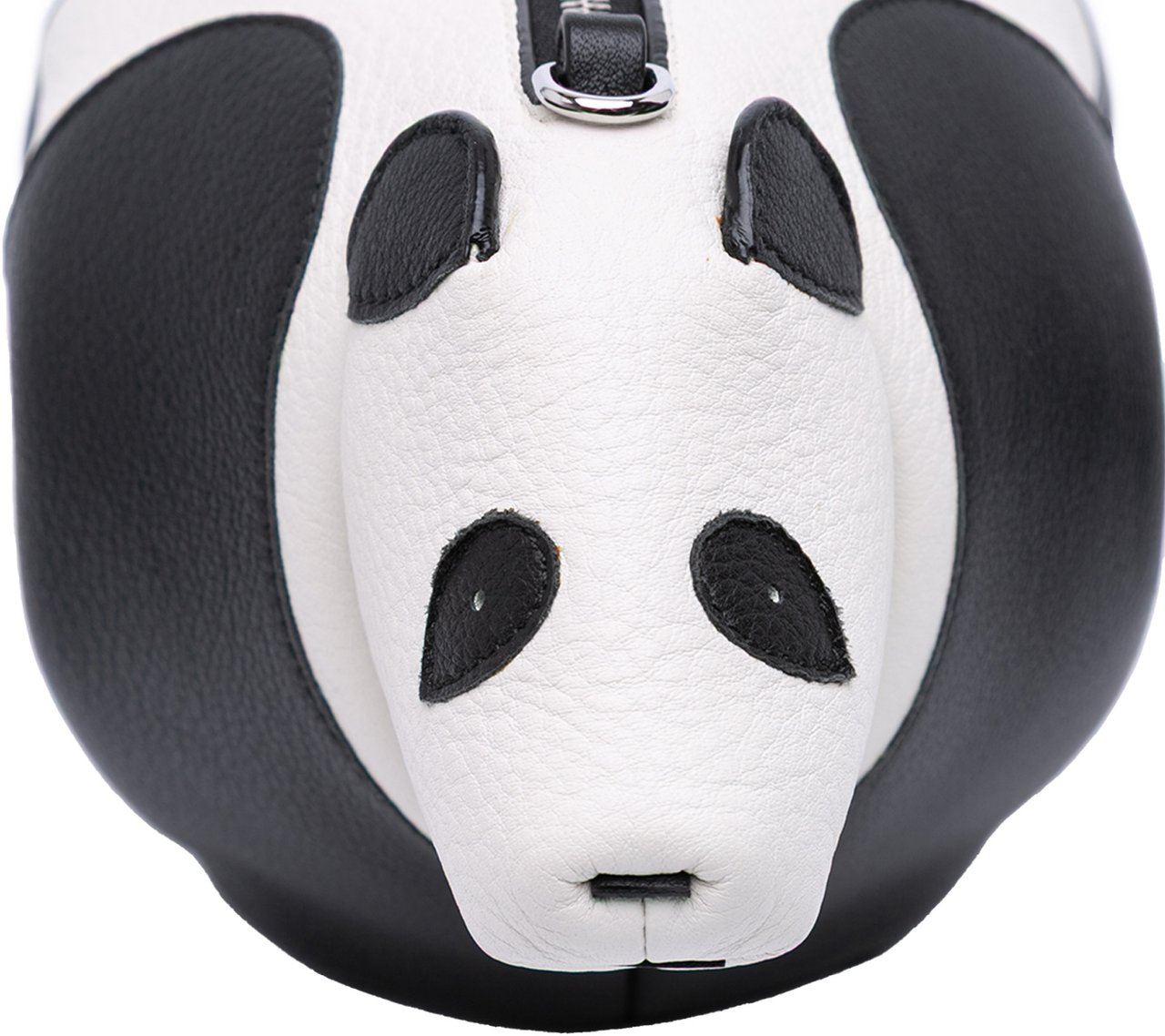 Loewe Leather Panda Bear Crossbody Zwart