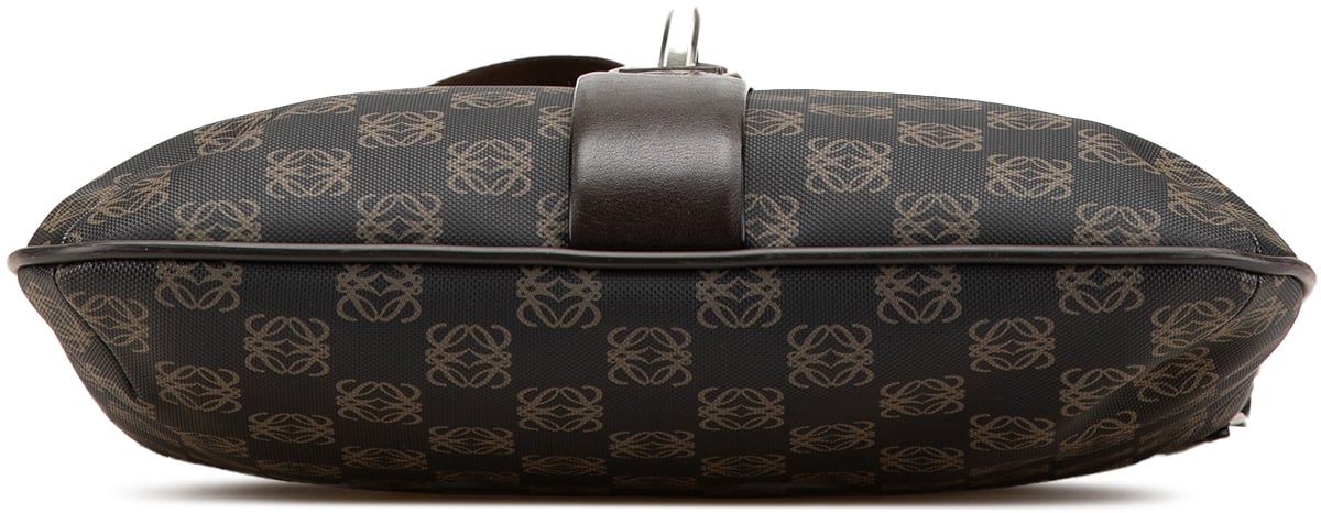 Loewe Anagram Coated Canvas Crossbody Bruin
