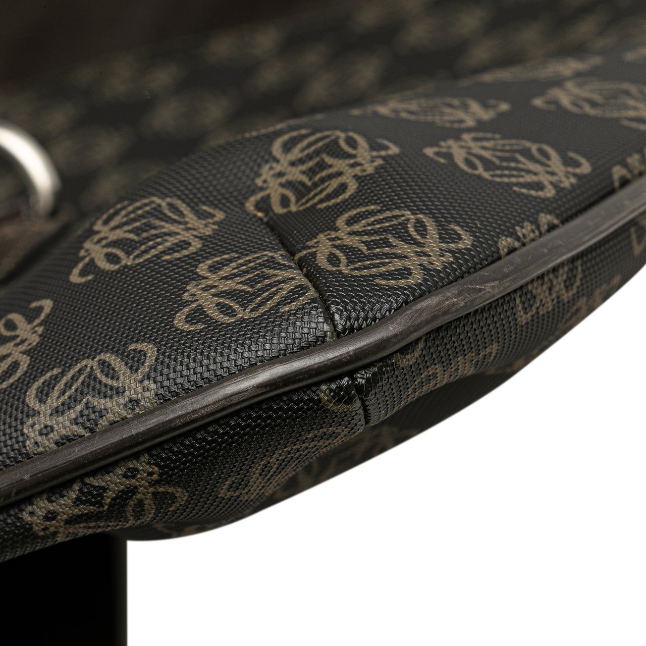 Loewe Anagram Coated Canvas Crossbody Bruin