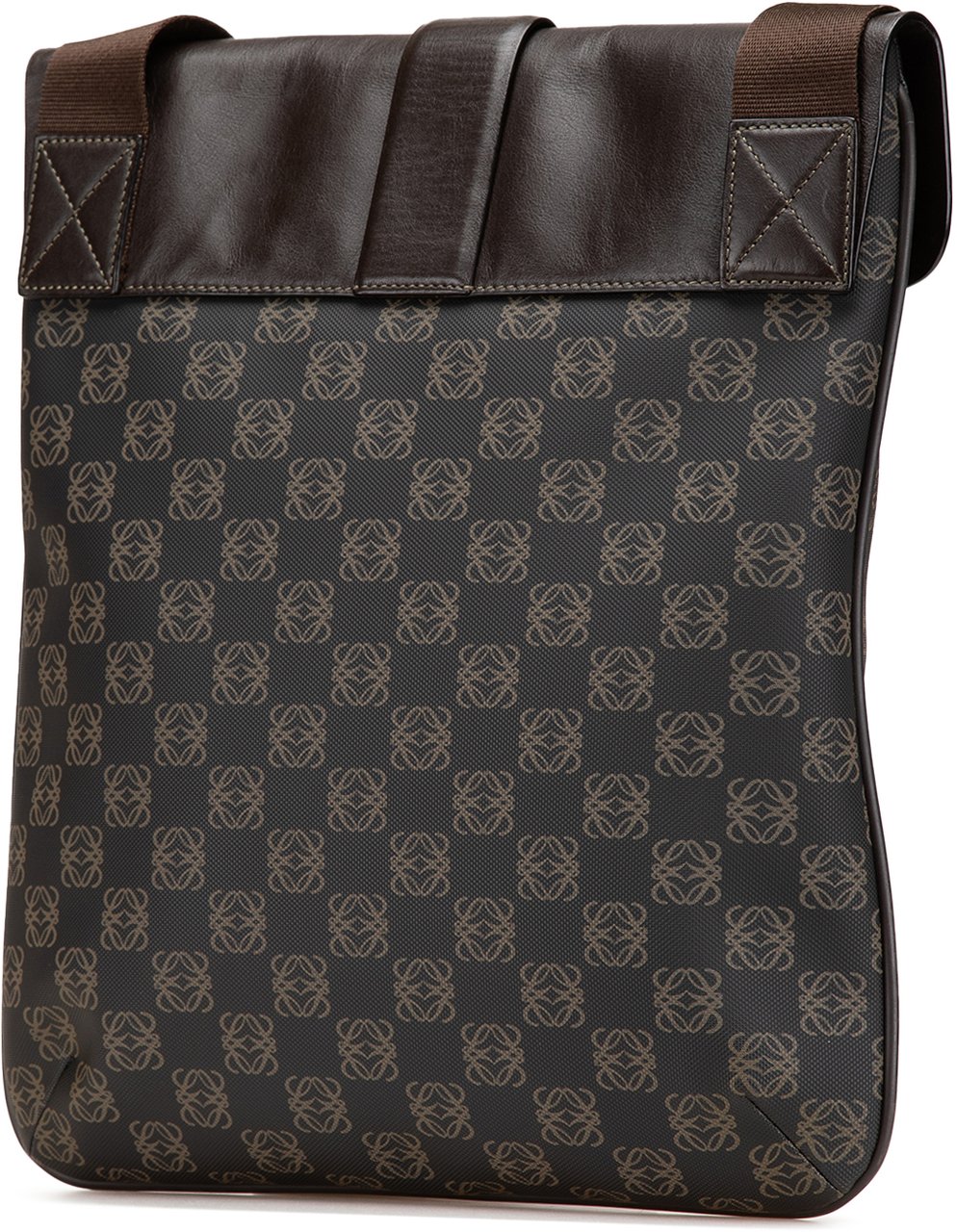 Loewe Anagram Coated Canvas Crossbody Bruin