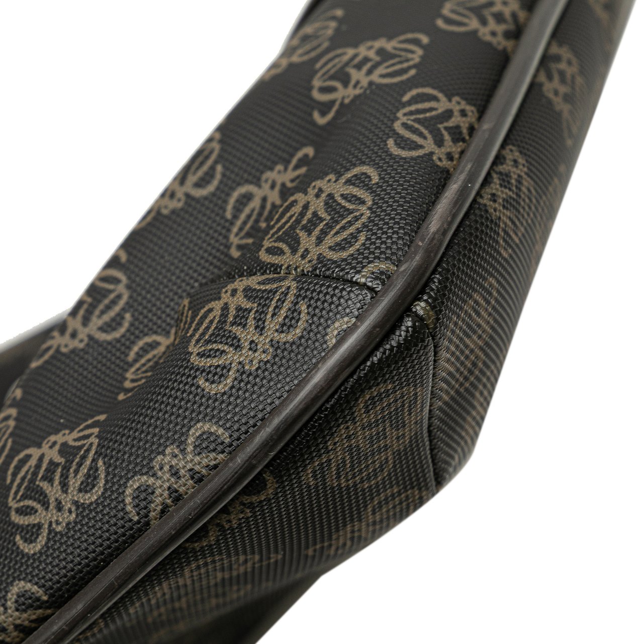 Loewe Anagram Coated Canvas Crossbody Bruin