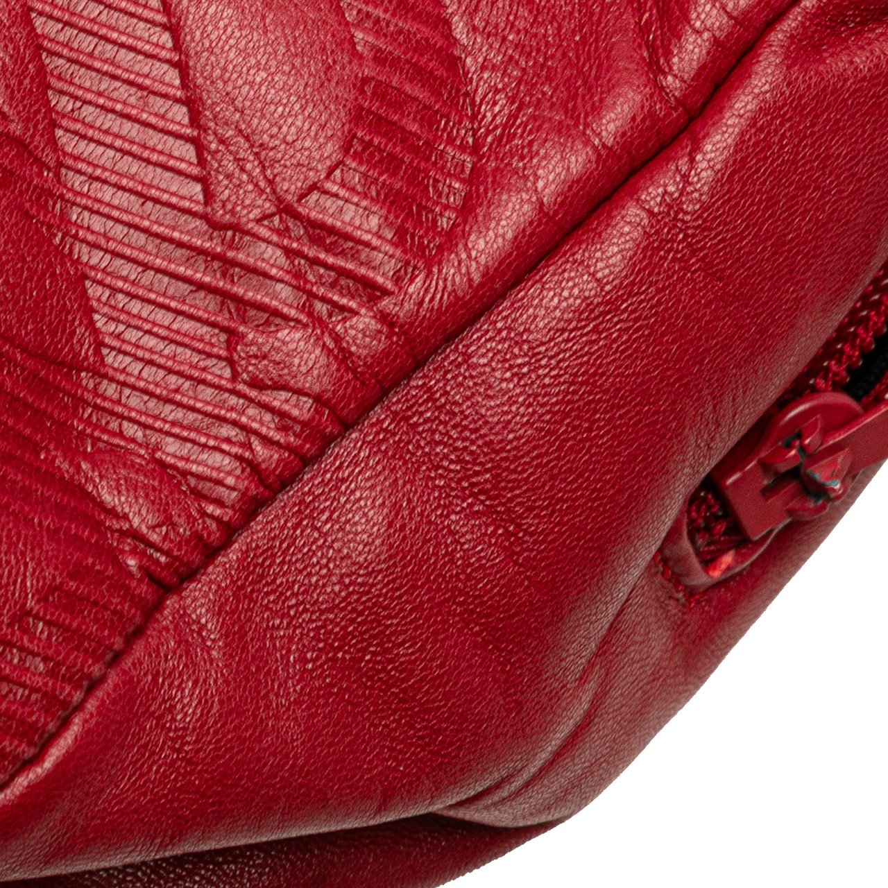Loewe Leather Anagram Crossbody Rood