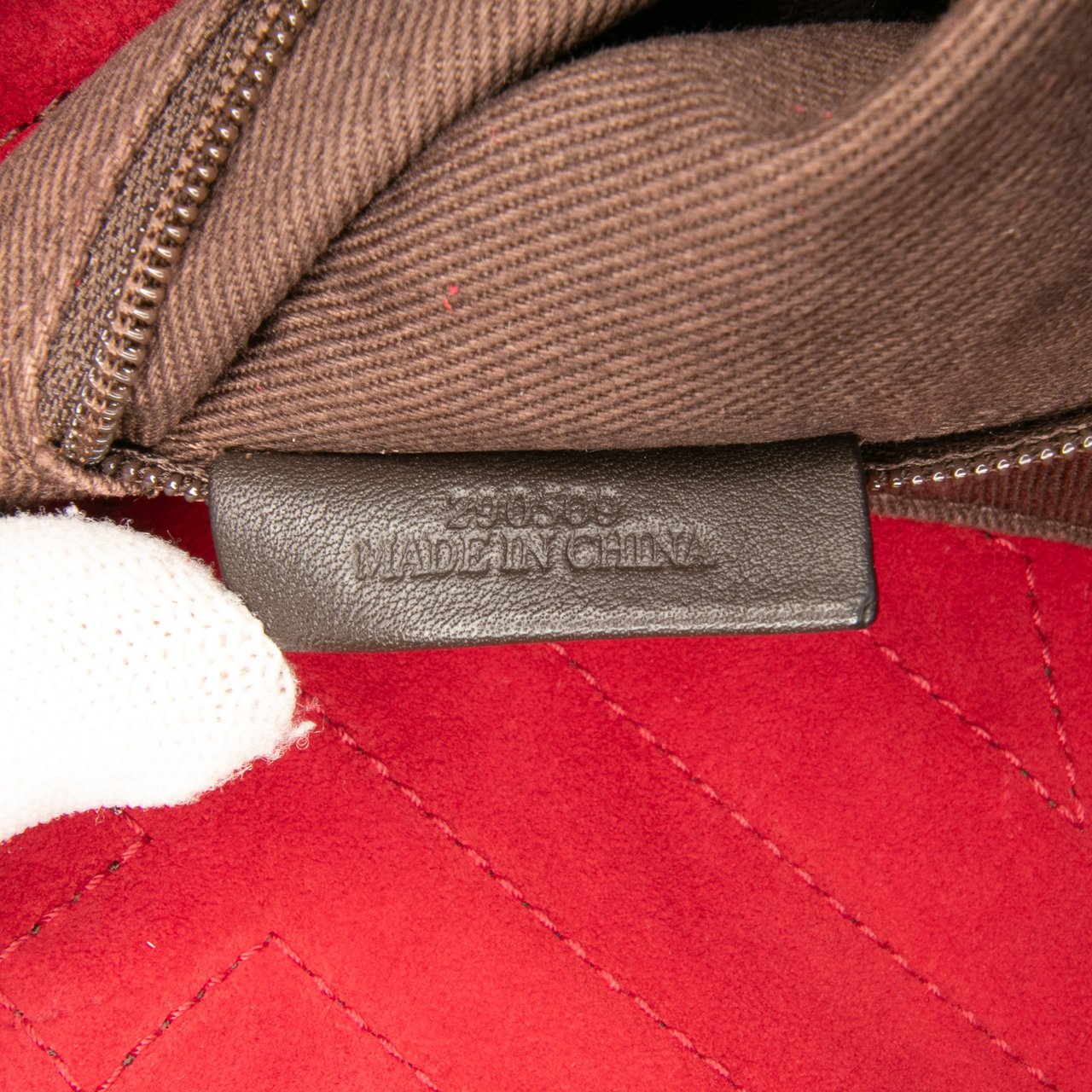 Loewe Anagram Suede Shoulder Bag Rood