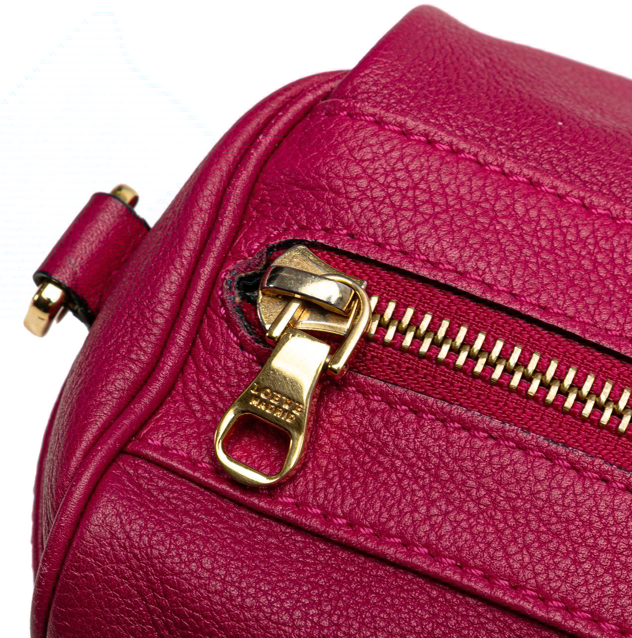 Loewe Anagram Leather Satchel Roze