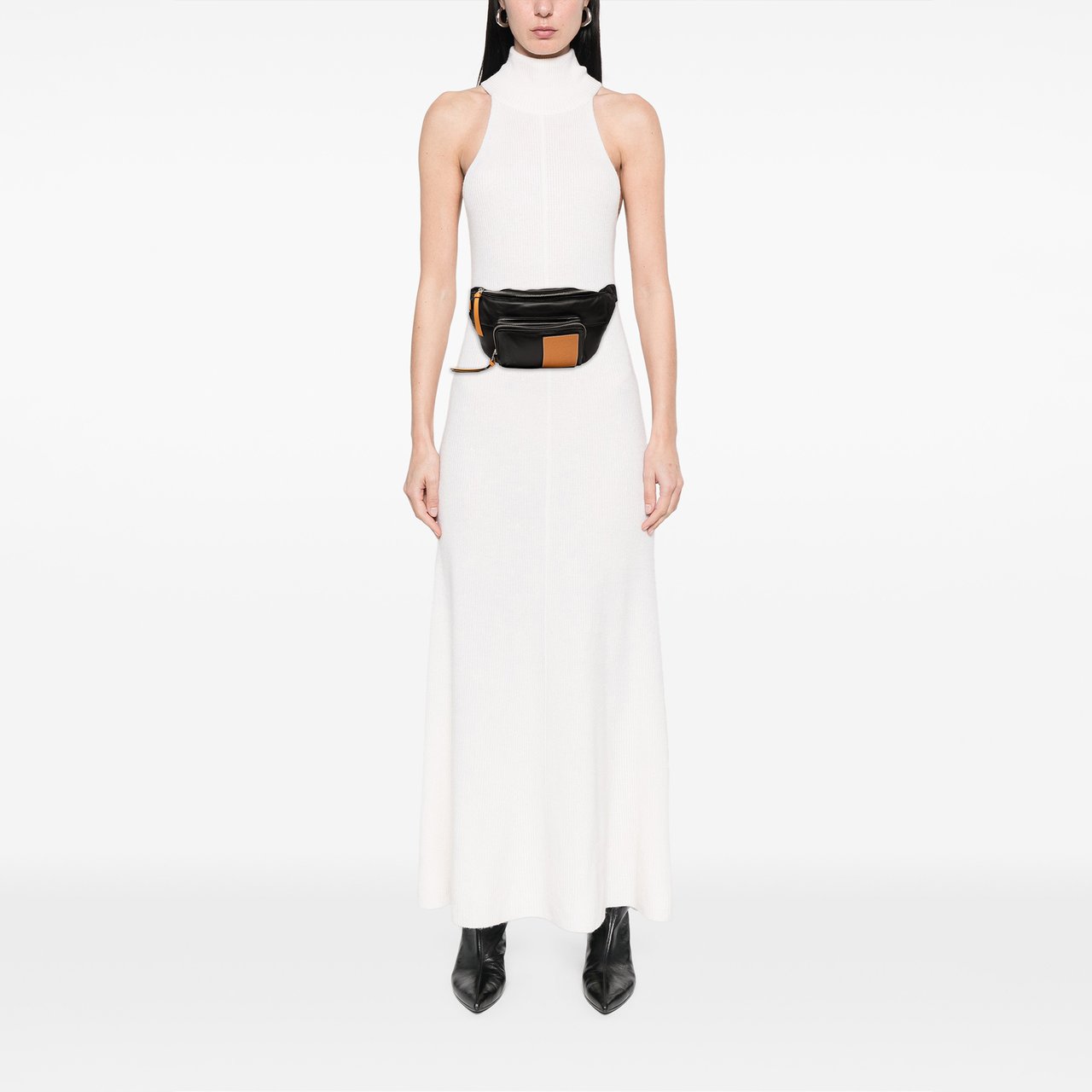 Loewe Leather Puffy Bumbag Belt Bag Zwart