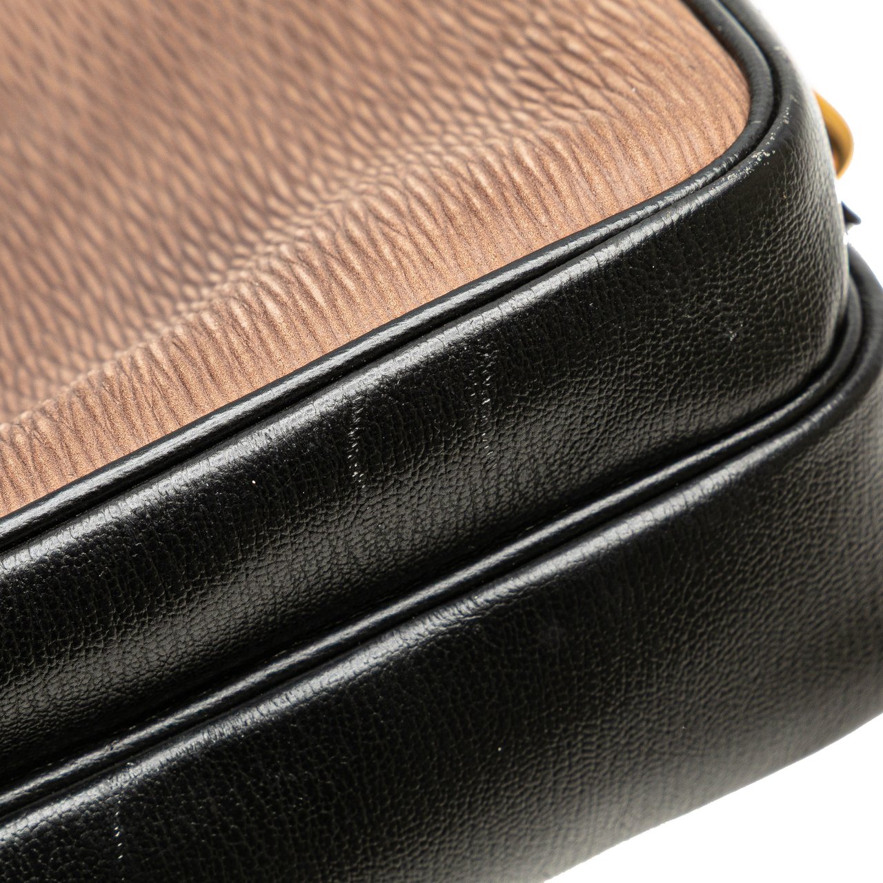 Loewe Leather Velazquez Twist Crossbody Bruin