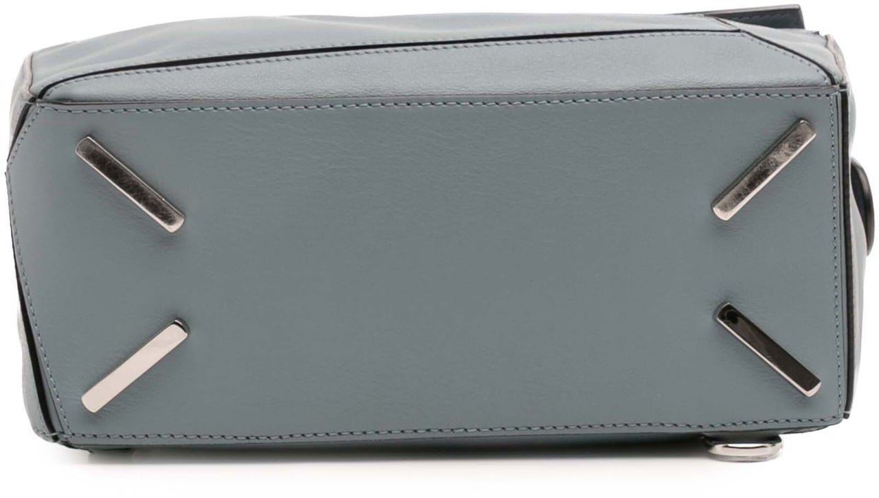 Loewe Small Calfskin Puzzle Satchel Blauw