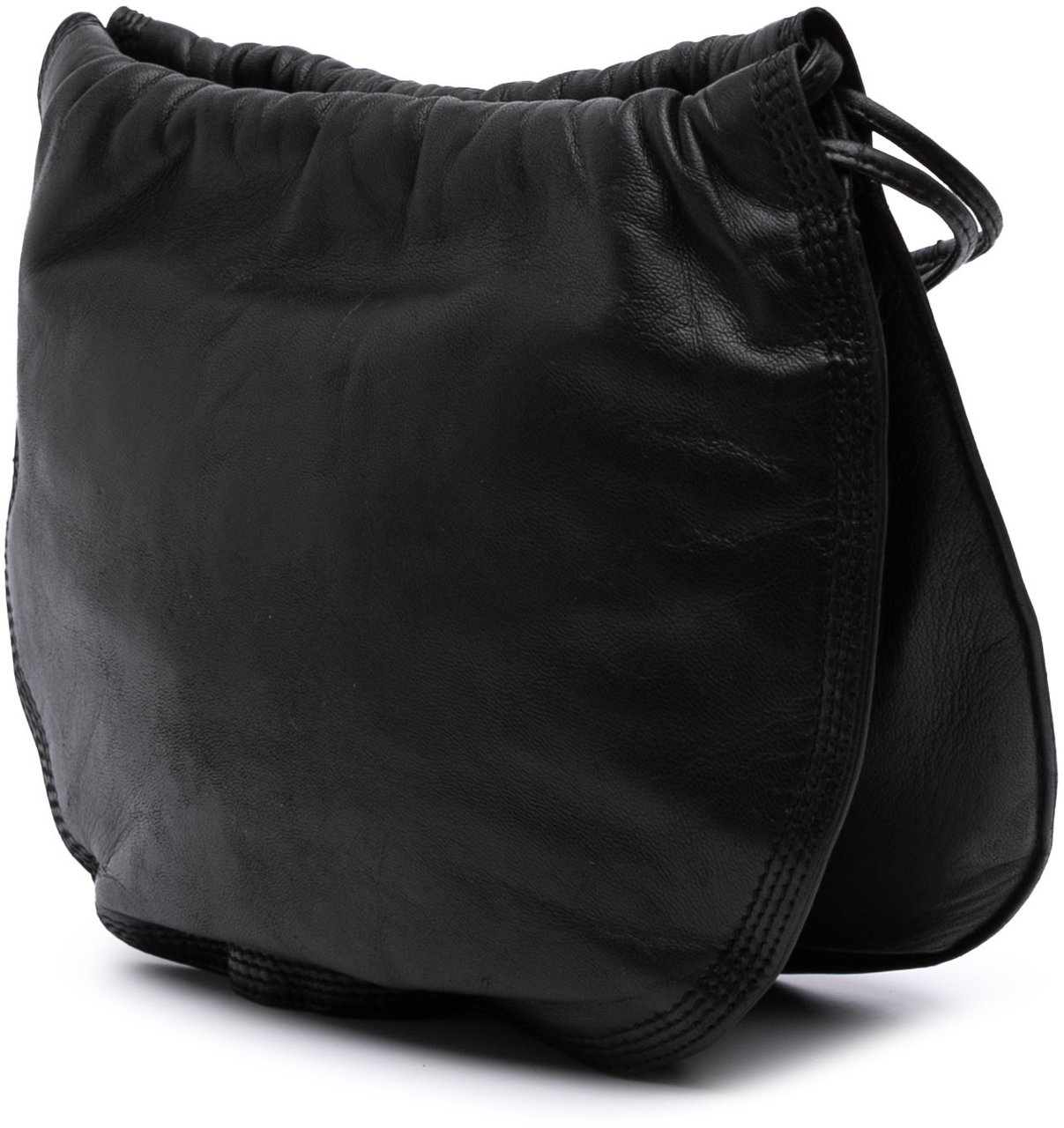Loewe Anagram Leather Crossbody Zwart