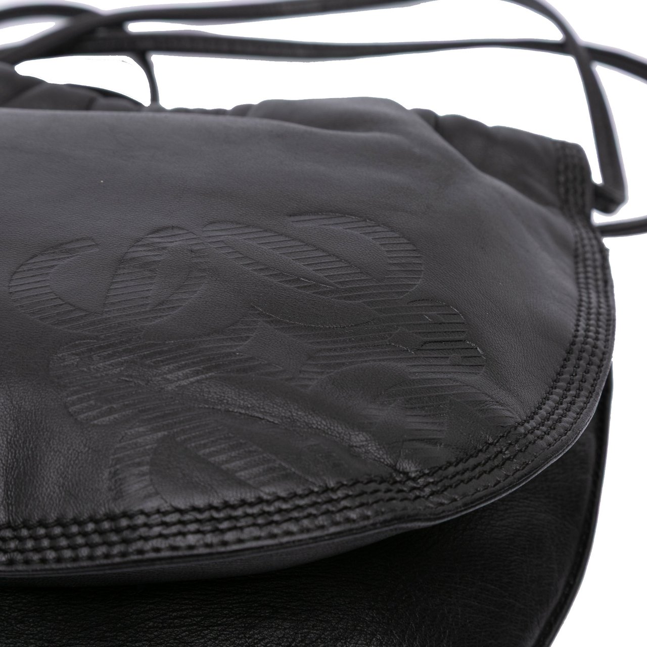 Loewe Anagram Leather Crossbody Zwart