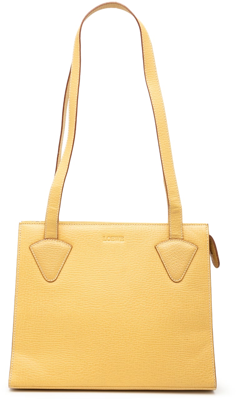 Loewe Leather Tote Geel
