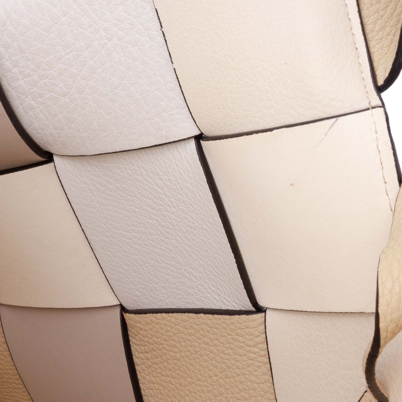 Loewe Small Woven Leather Surplus Basket Bag Bruin