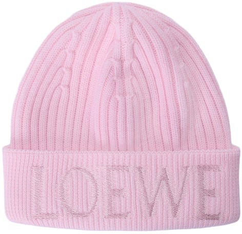 Loewe LOEWE BEANIE LIGHT PINK Roze