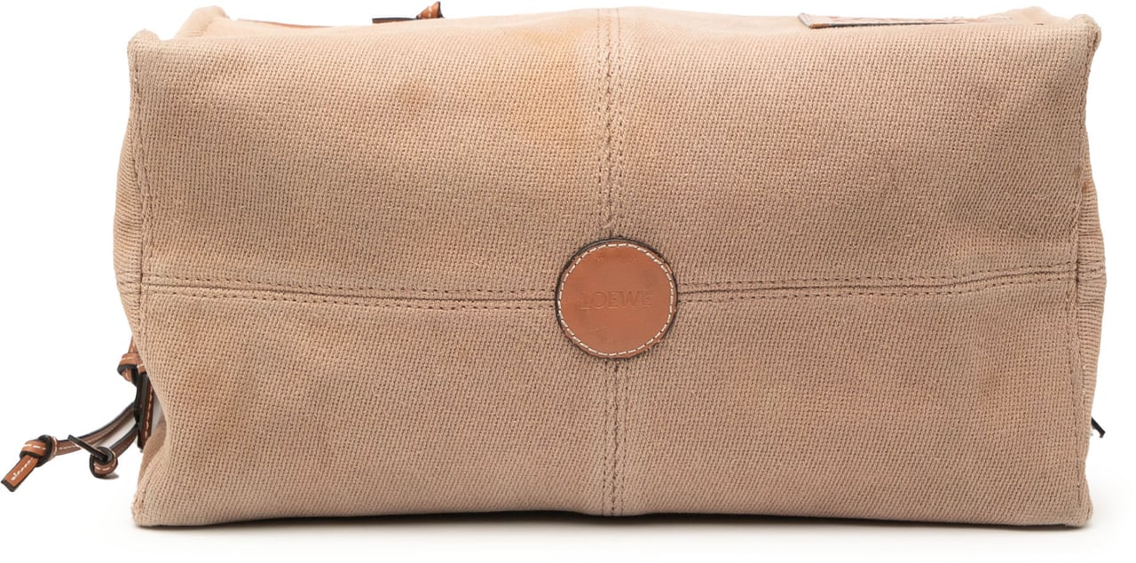 Loewe Small Canvas Cushion Tote Bruin