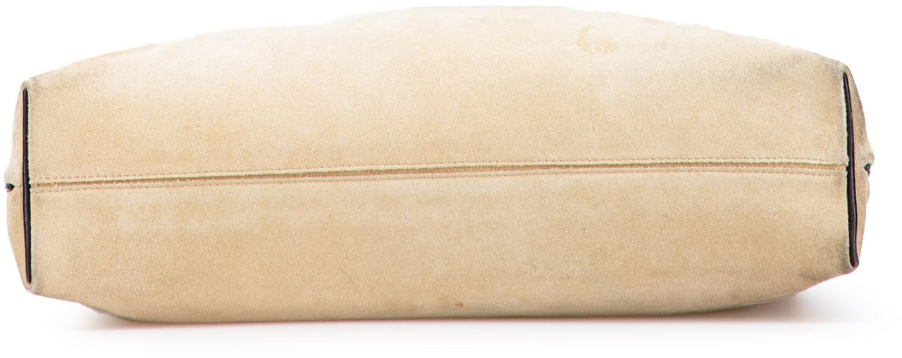 Loewe Small Suede Flamenco Knot Hobo Bruin