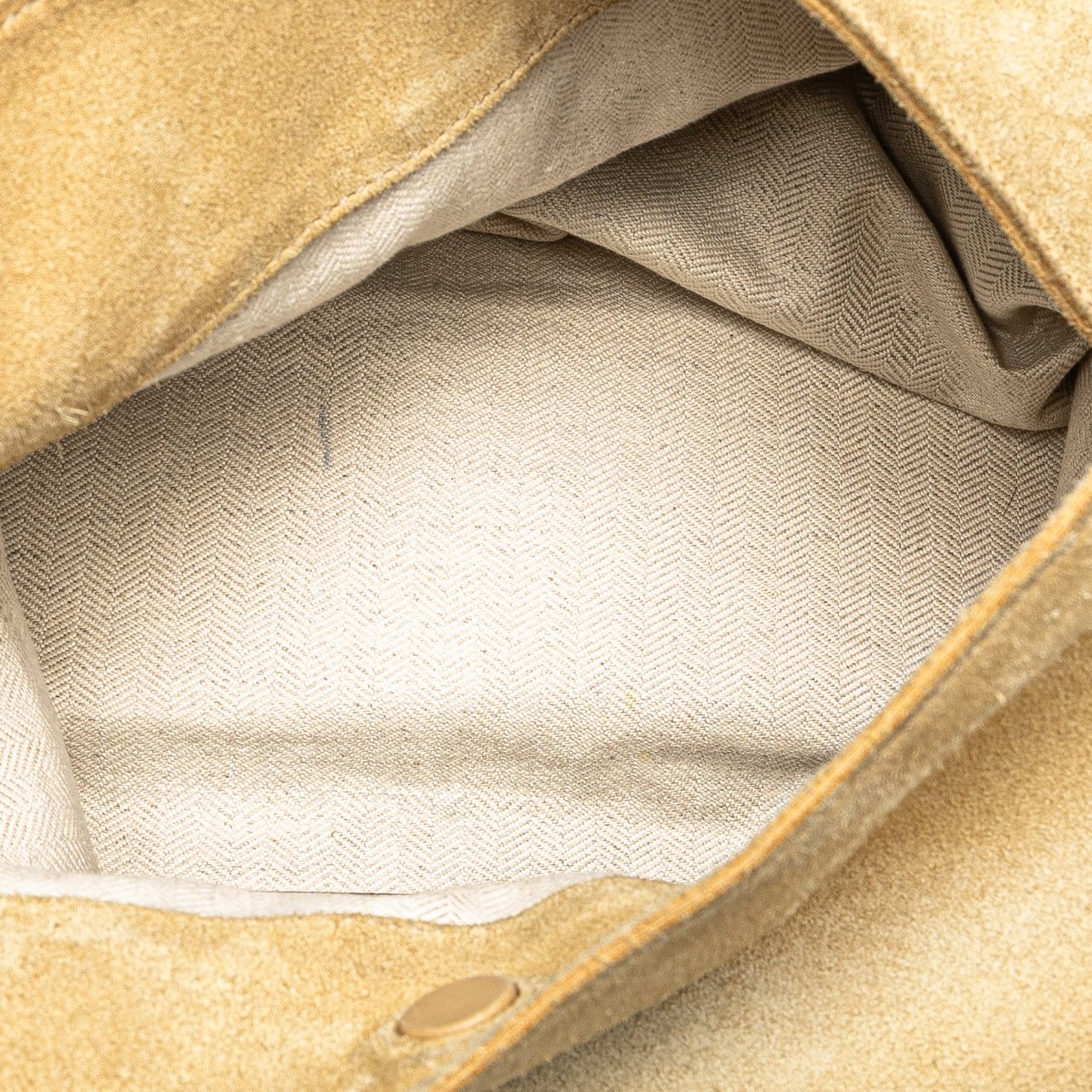 Loewe Small Suede Flamenco Knot Hobo Bruin