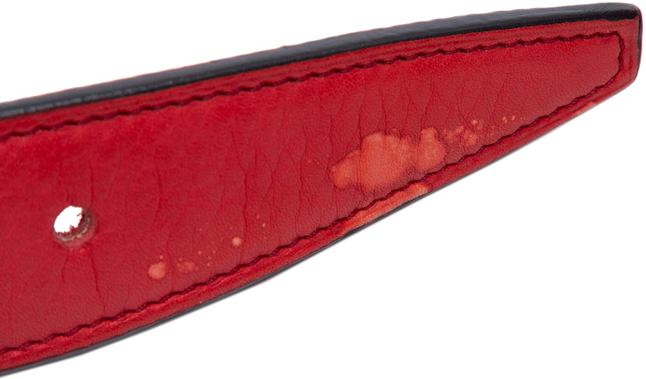 Loewe Leather Messenger Bag Rood