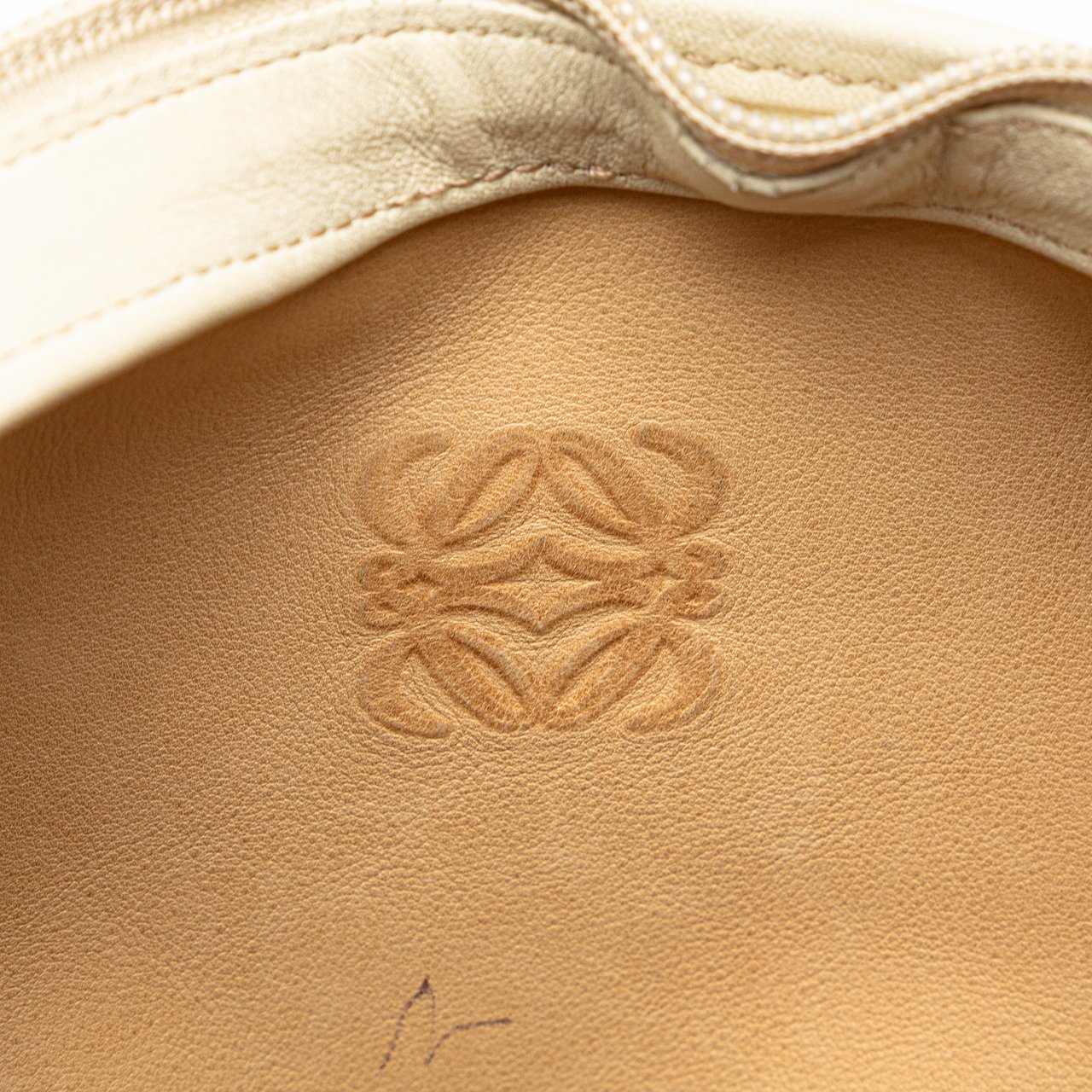 Loewe Suede Anagram Shoulder Bag Bruin
