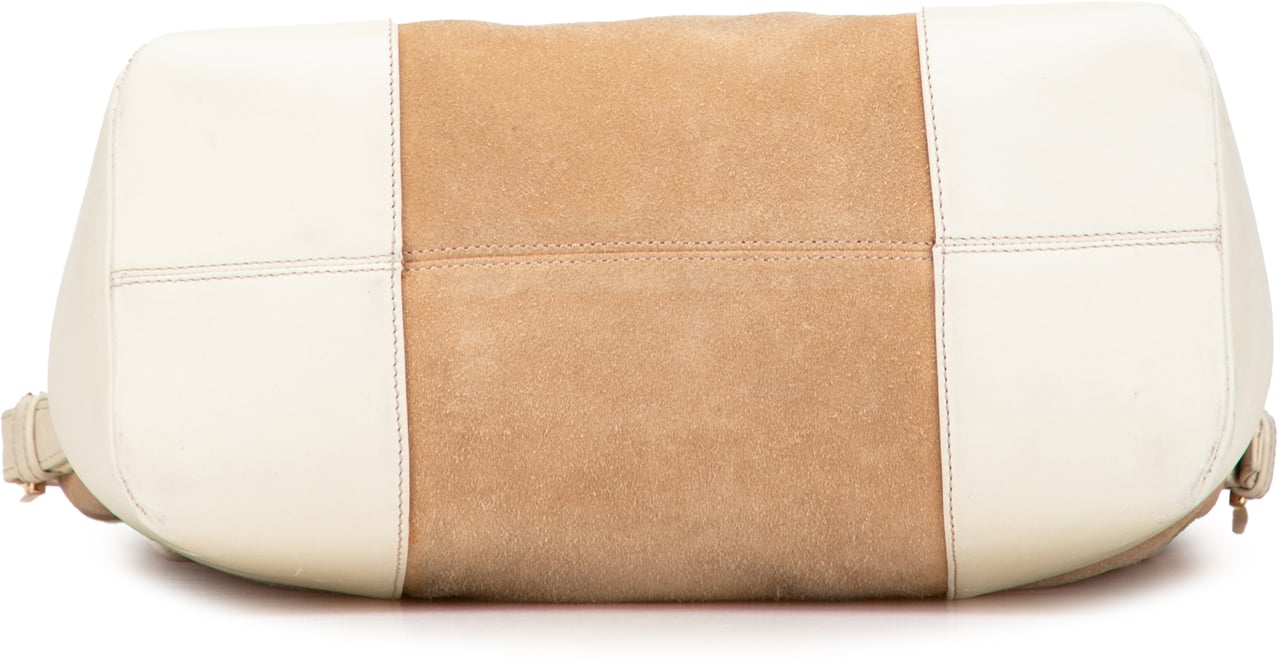 Loewe Suede Anagram Shoulder Bag Bruin