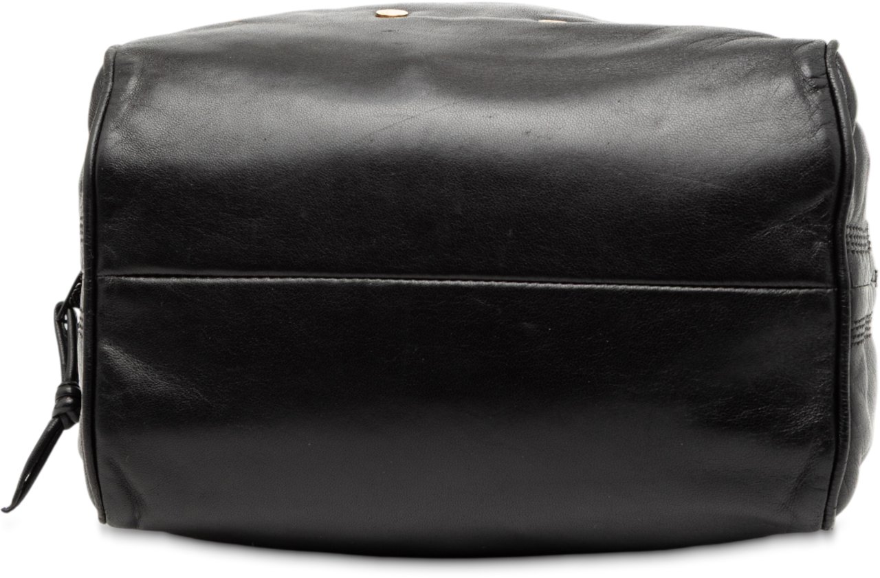 Loewe Leather Anagram Studs Handbag Zwart