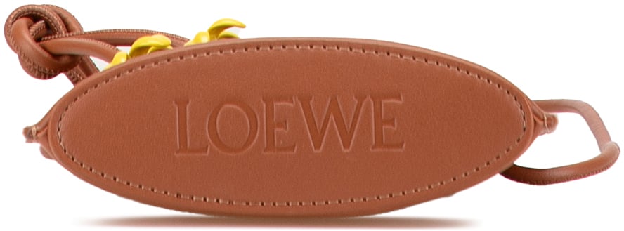 Loewe Calfskin Dice Pocket Crossbody Bruin