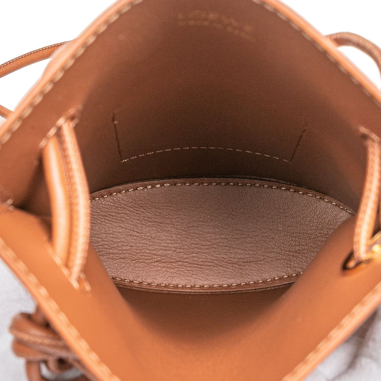 Loewe Calfskin Dice Pocket Crossbody Bruin