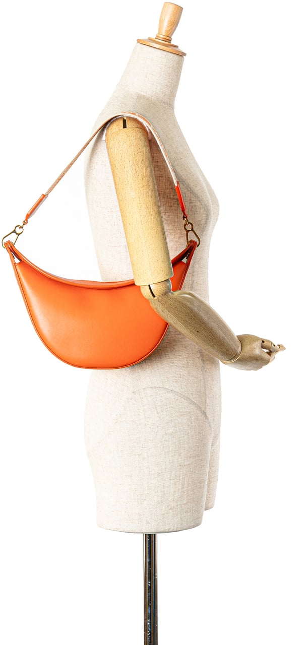 Loewe Small Leather Luna Hobo Oranje