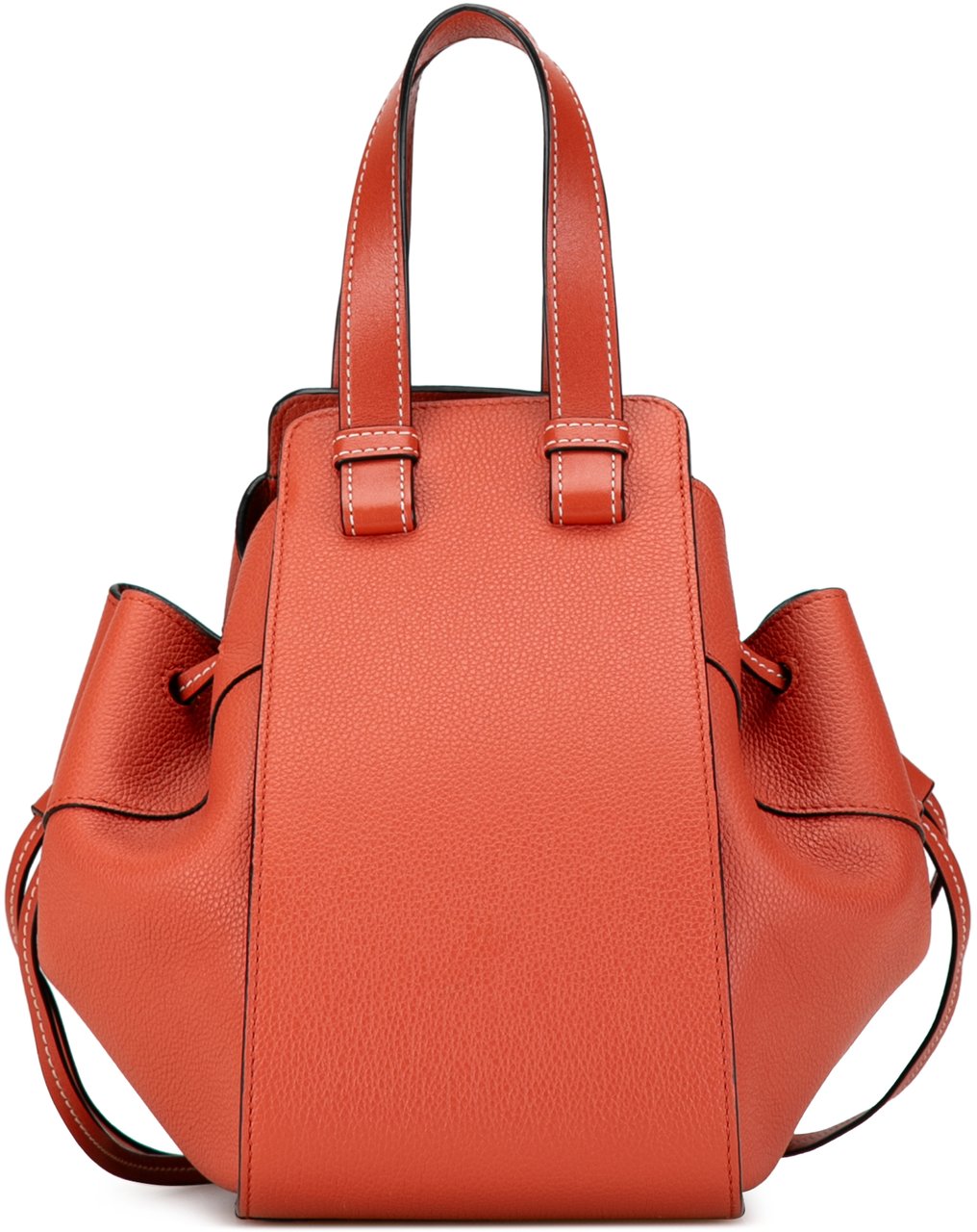 Loewe Small Leather Hammock Satchel Oranje