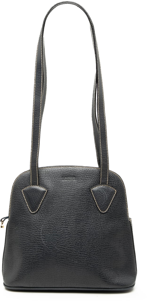 Loewe Leather Shoulder Bag Zwart