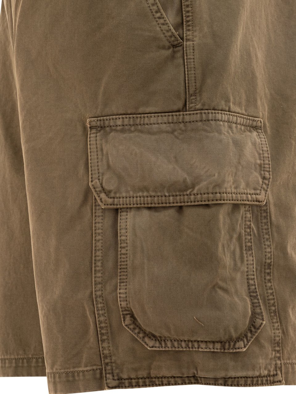 Loewe Cotton cargo shorts Groen