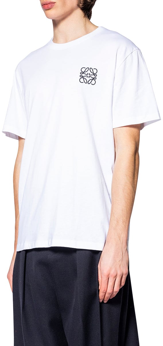 Loewe REGULAR FIT T-SHIRT WHITE Wit