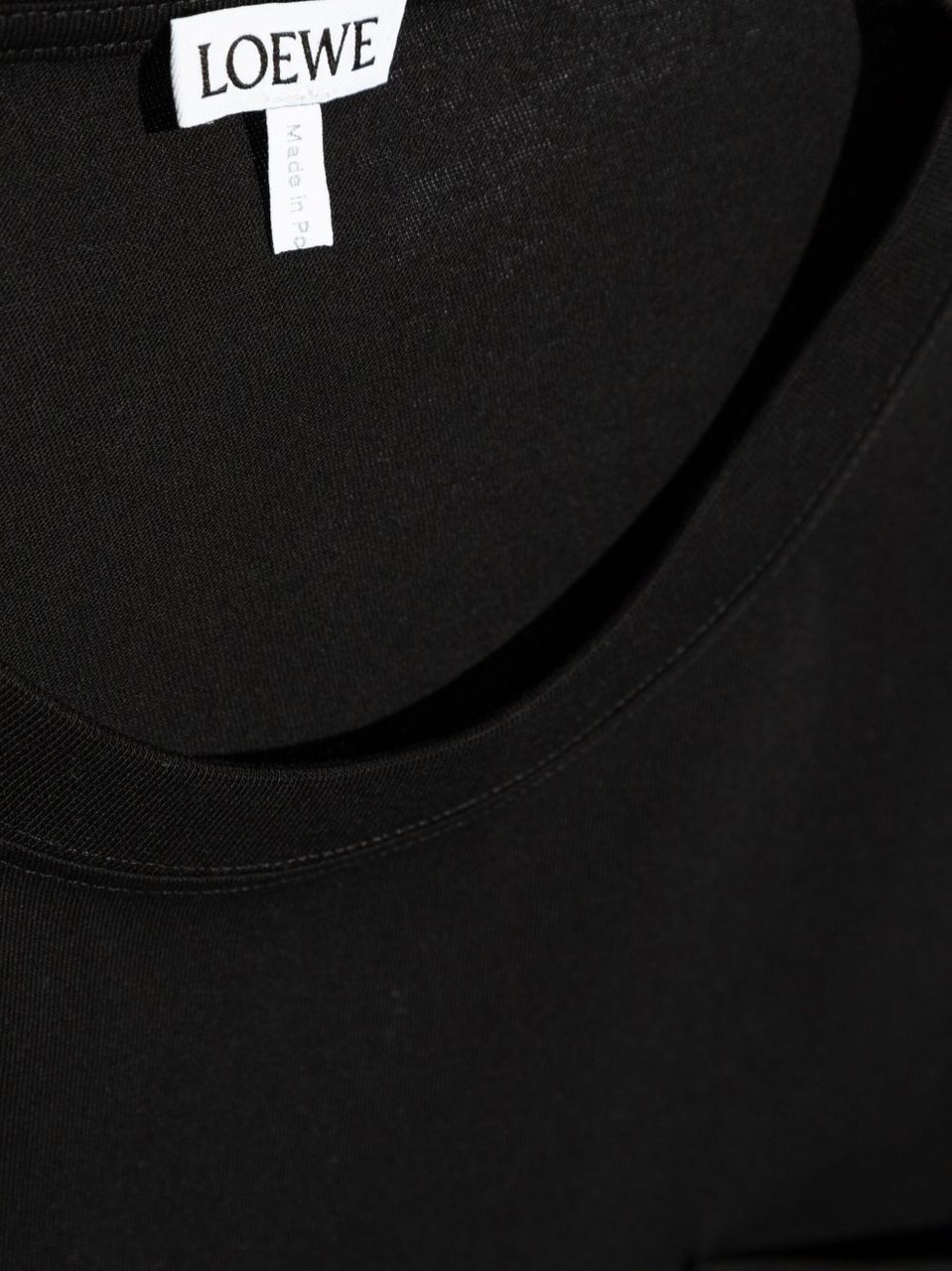 Loewe T-Shirts And Polos Black Zwart