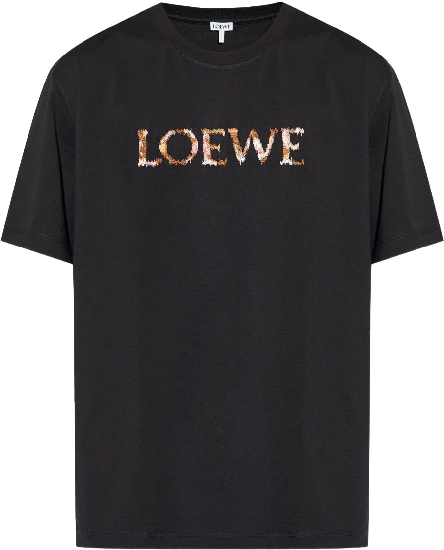 Loewe T-Shirts And Polos Black Zwart