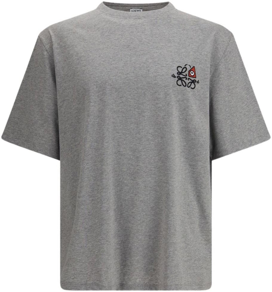 Loewe T-Shirts And Polos Grey Grijs