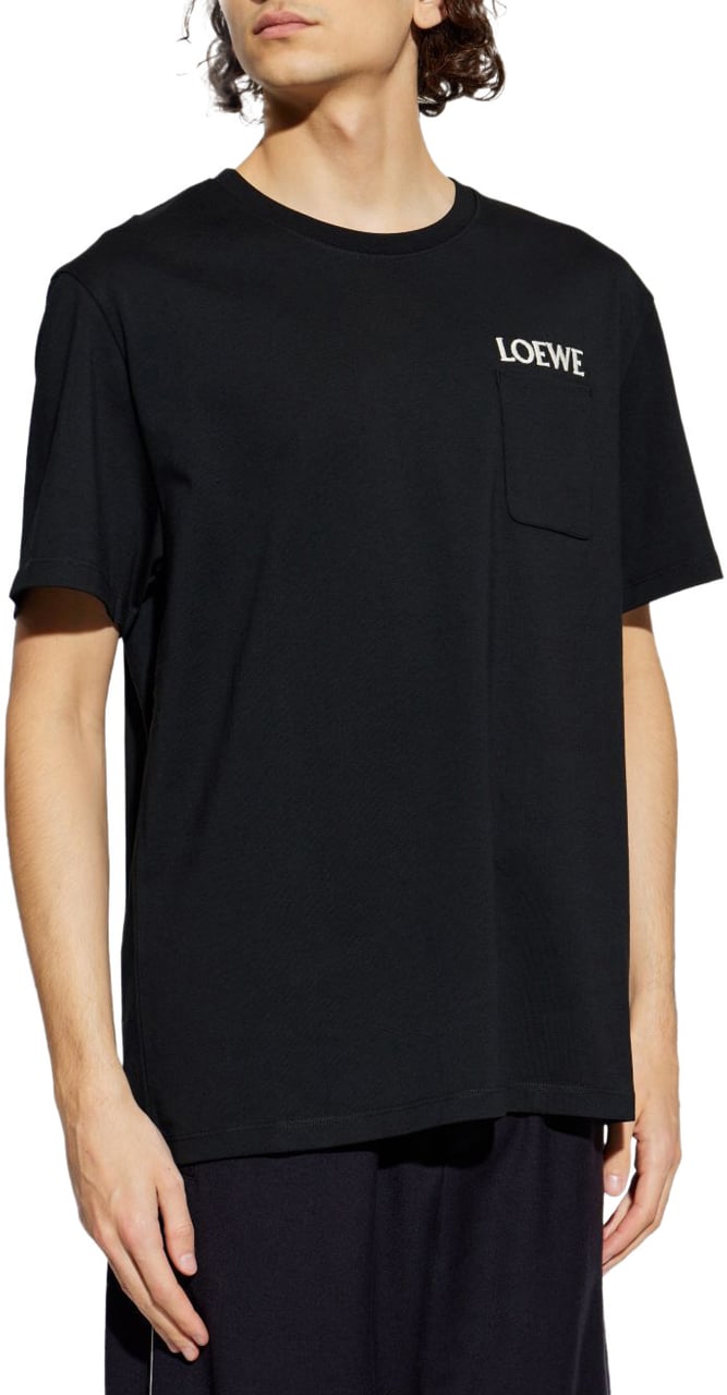Loewe T-Shirts And Polos Black Zwart