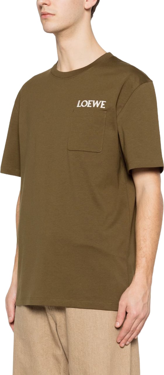Loewe T-Shirts And Polos Green Donkergroen