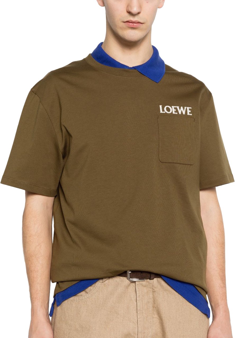 Loewe T-Shirts And Polos Green Donkergroen