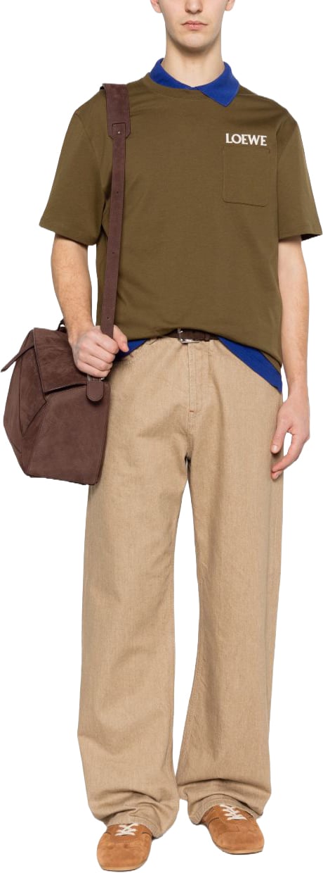 Loewe T-Shirts And Polos Green Donkergroen