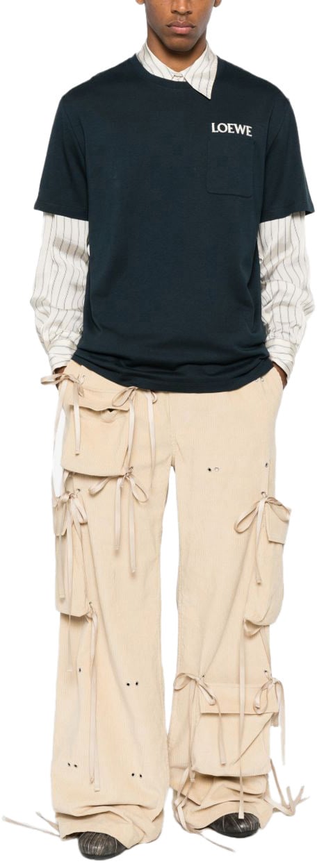 Loewe T-Shirts And Polos Blue Blauw