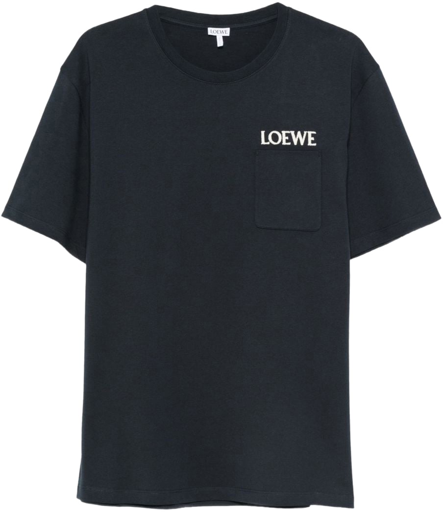 Loewe T-Shirts And Polos Blue Blauw