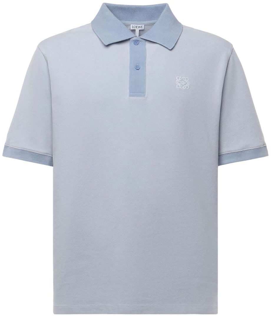Loewe T-Shirts And Polos Blue Blauw