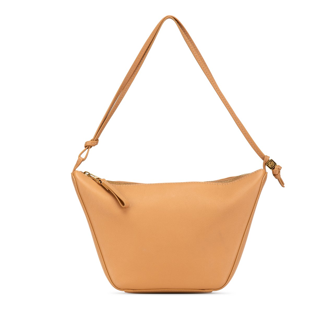 Loewe Mini Leather Hammock Hobo Bruin