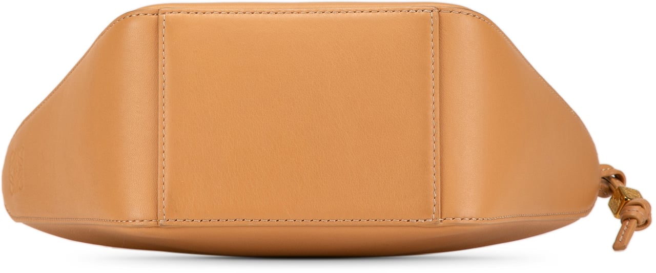 Loewe Mini Leather Hammock Hobo Bruin