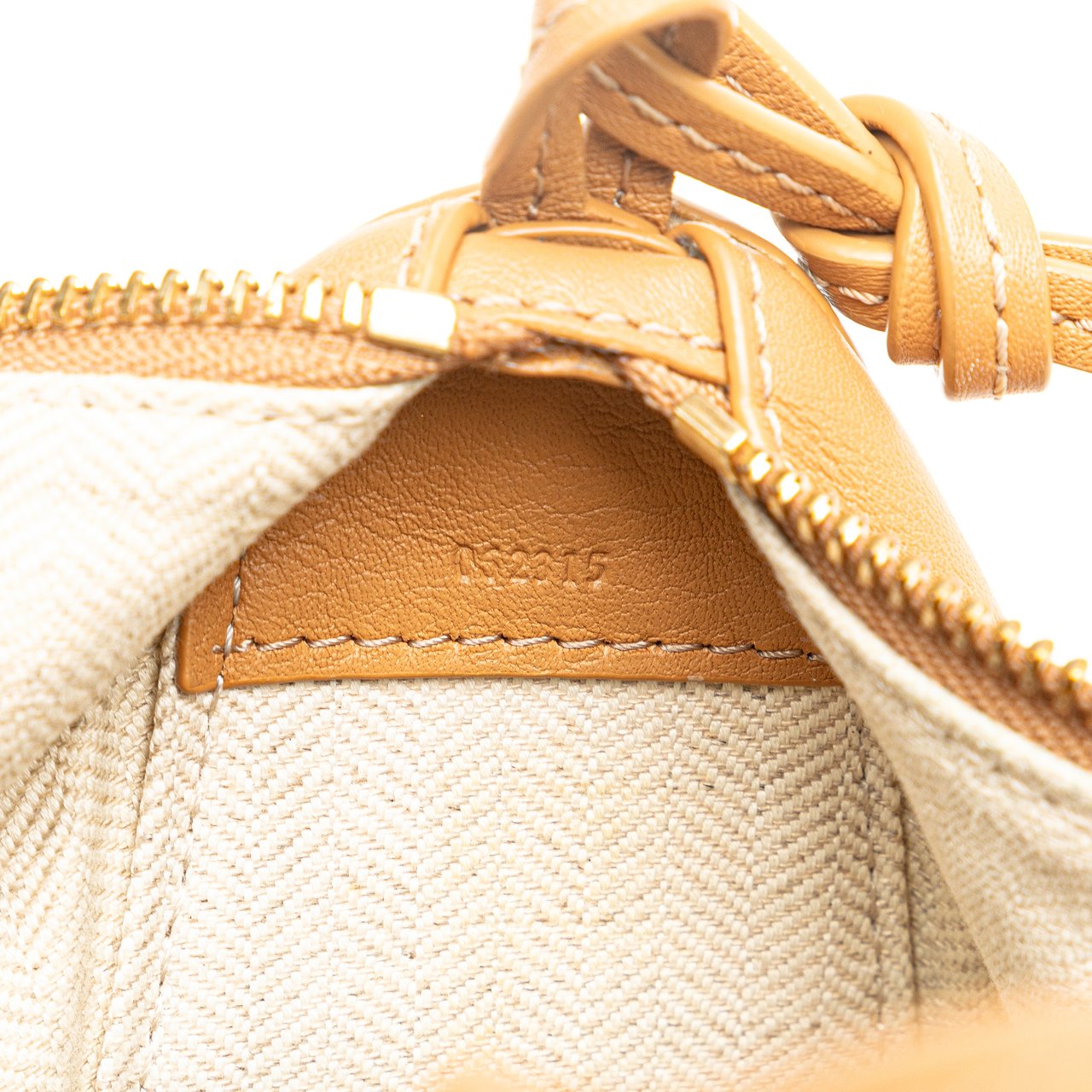 Loewe Mini Leather Hammock Hobo Bruin