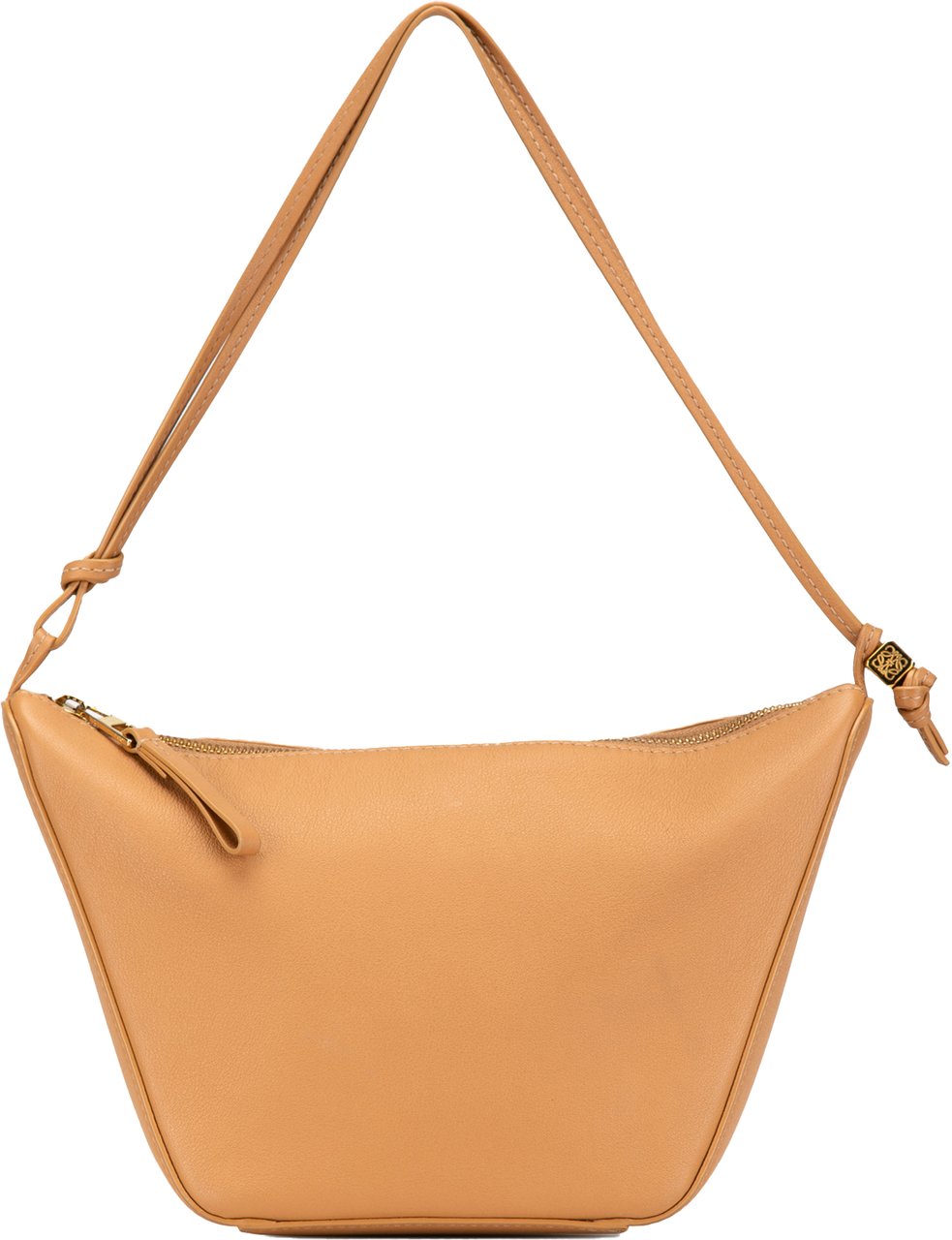 Loewe Mini Leather Hammock Hobo Bruin