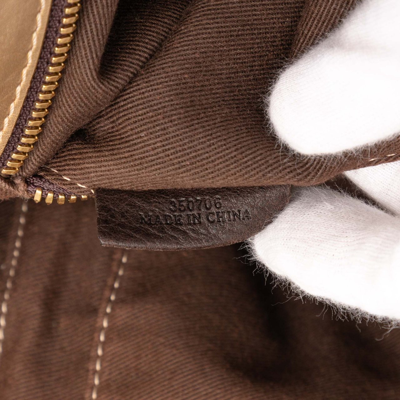 Loewe Canvas Anagram Satchel Bruin