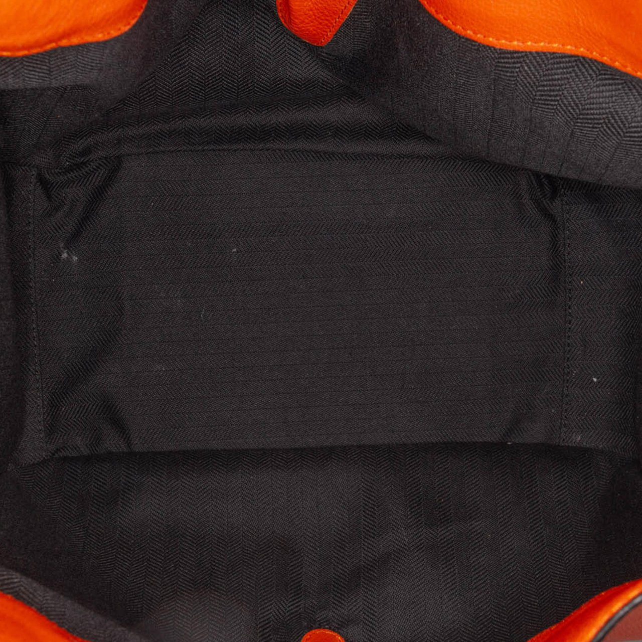 Loewe Small Leather Hammock Satchel Oranje