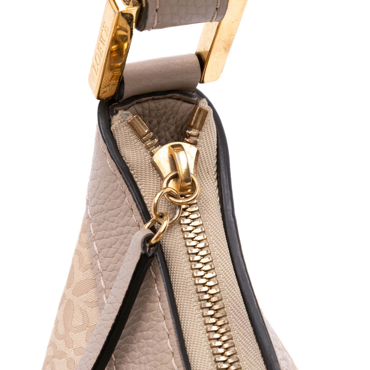 Loewe Anagram Canvas New Road Hobo Bruin