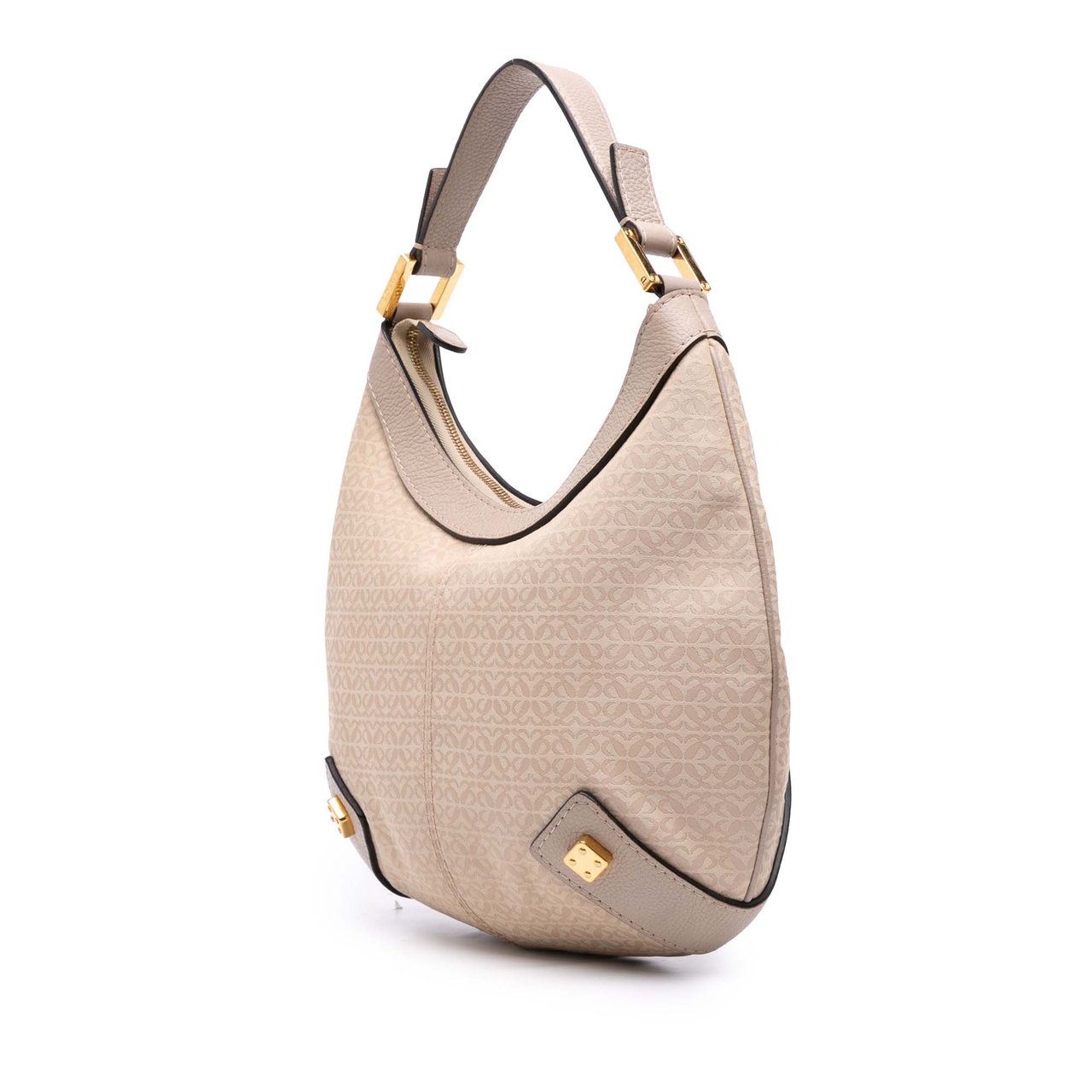 Loewe Anagram Canvas New Road Hobo Bruin