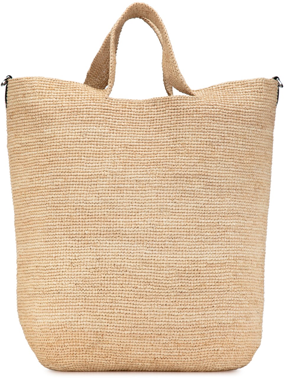 Loewe Large Raffia Slit Satchel Bruin